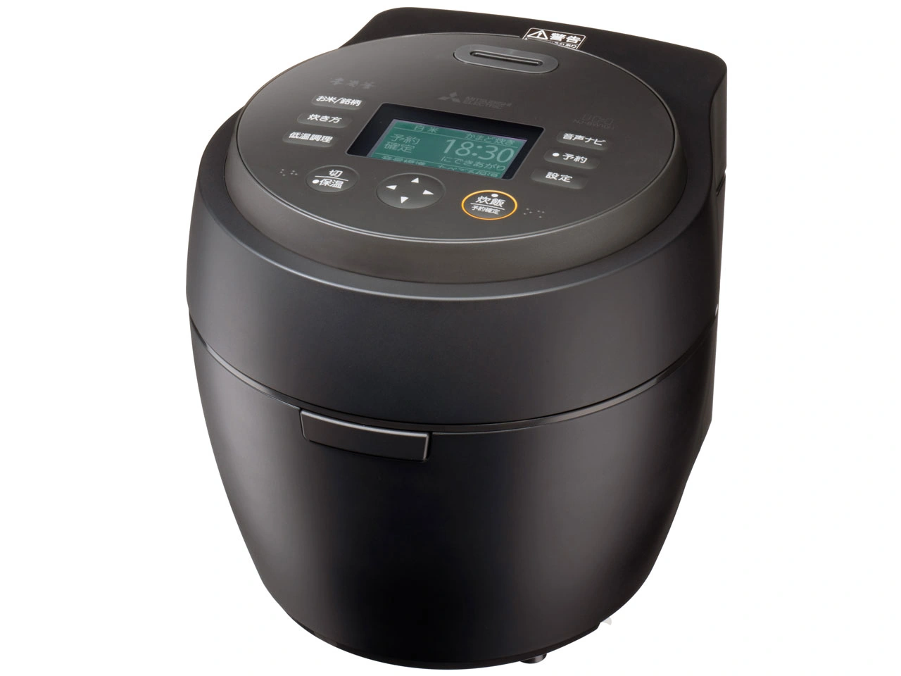 三菱電機 本炭釜 紬 NJ-BW10H-B [炭漆黒]