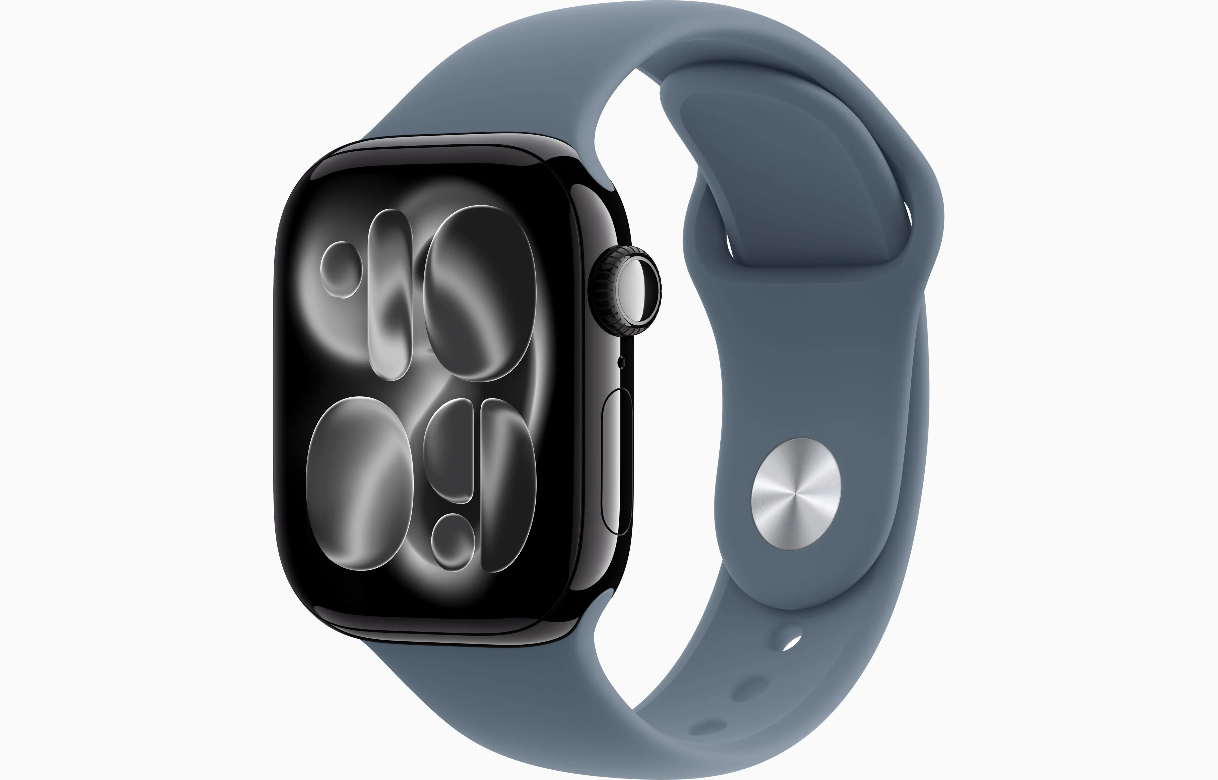 Apple watch 11 アルミニウム/ジェットブラック/42mm/GPS/スポーツバンド