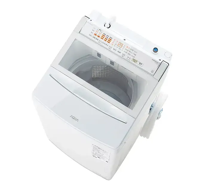 AQUA 全自動洗濯機 ホワイト AQW-VP8A(W) ［洗濯8.0kg／簡易乾燥（送風機能）／上開き］