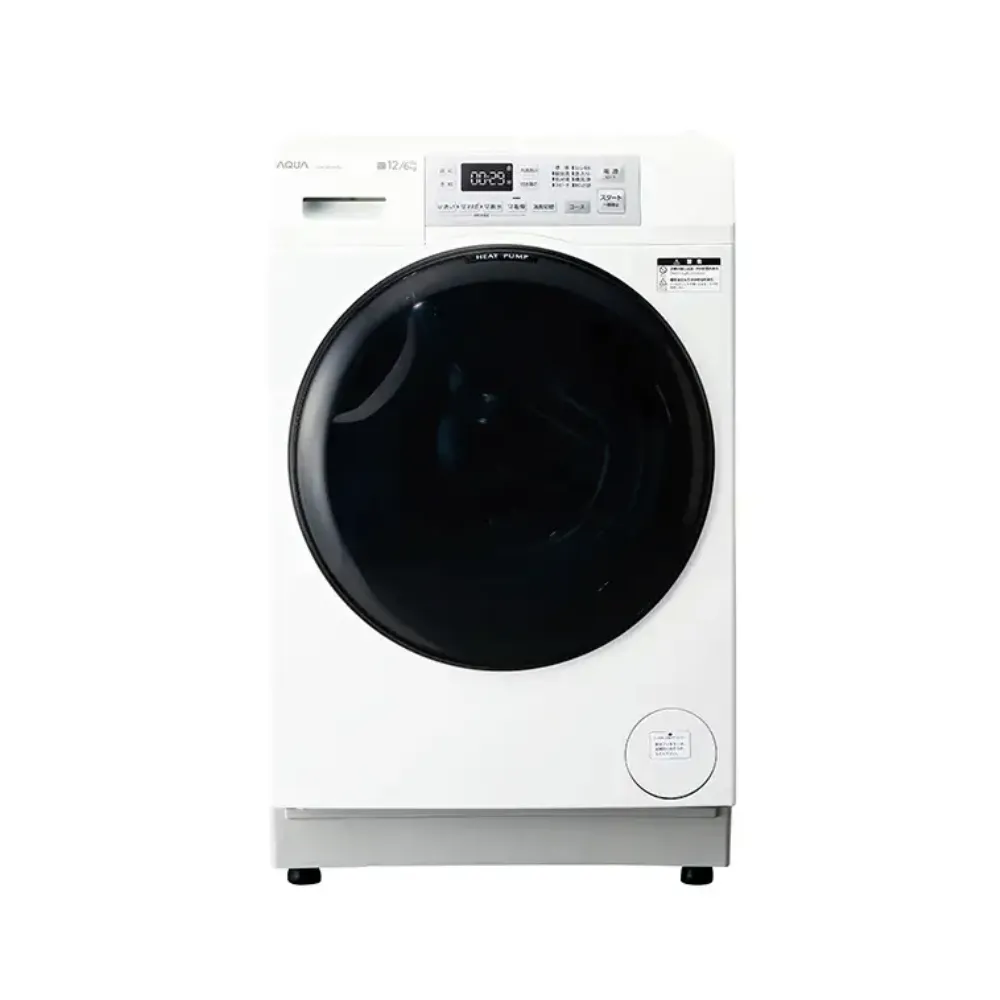 AQUA ドラム式洗濯機 ホワイトAQW-SD8A-R(W) 【洗濯8.0kg /乾燥4.0kg /ヒートポンプ乾燥 /右開き】