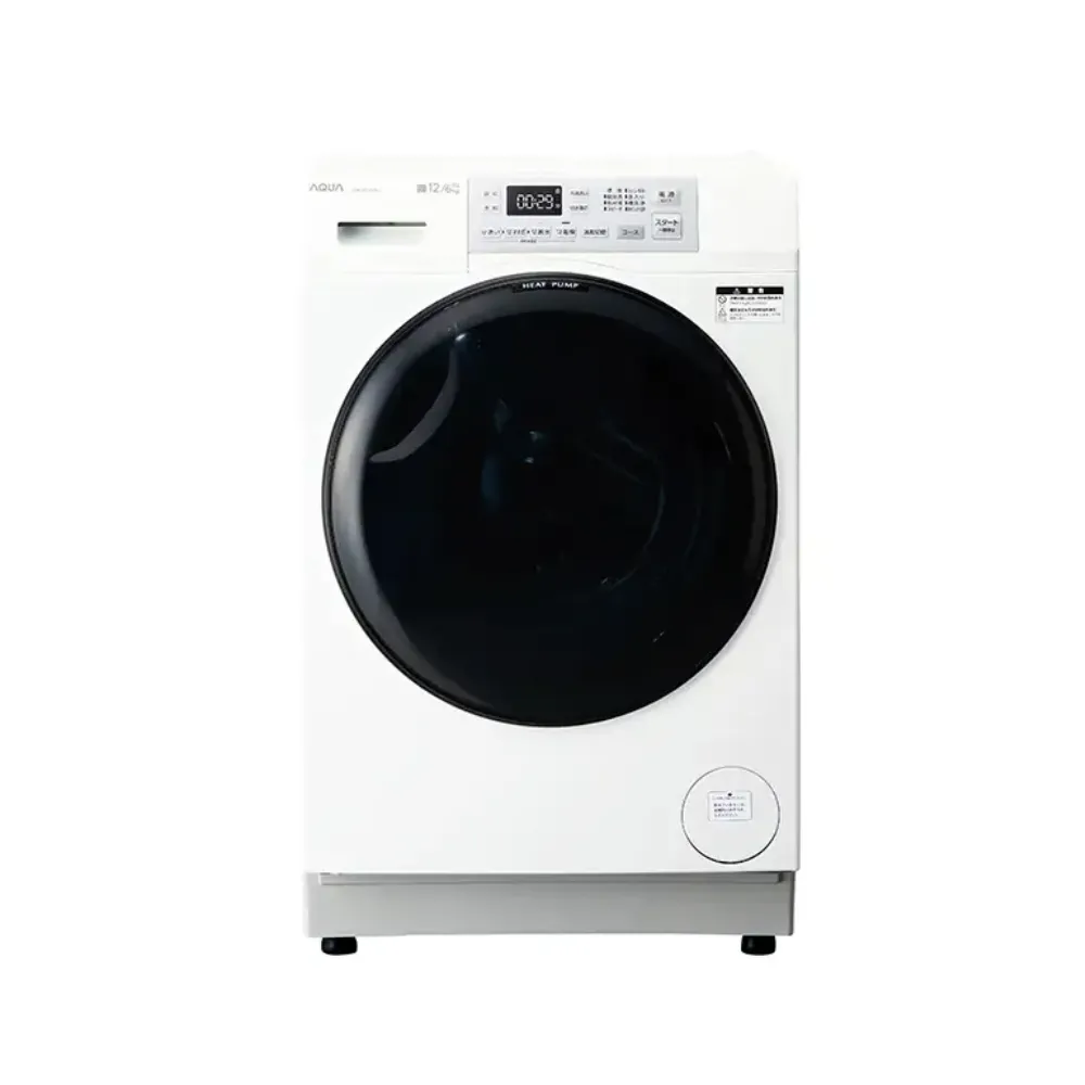 AQUA ドラム式洗濯機 ホワイト AQW-SD12A-R(W) 【洗濯12.0kg /乾燥6.0kg /ヒートポンプ乾燥 /右開き】