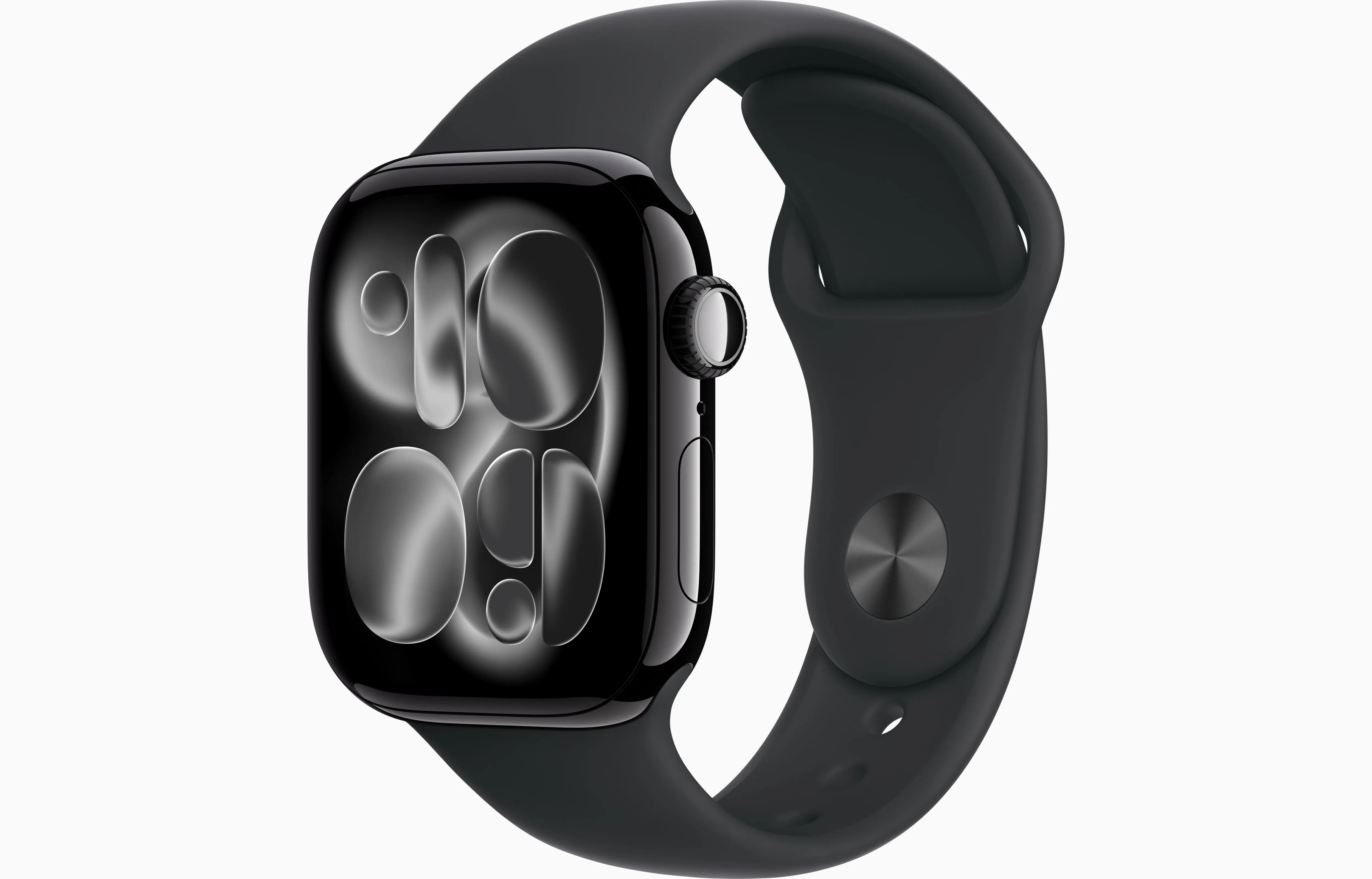 Apple watch 11 アルミニウム/ジェットブラック/42mm/GPS/スポーツバンド