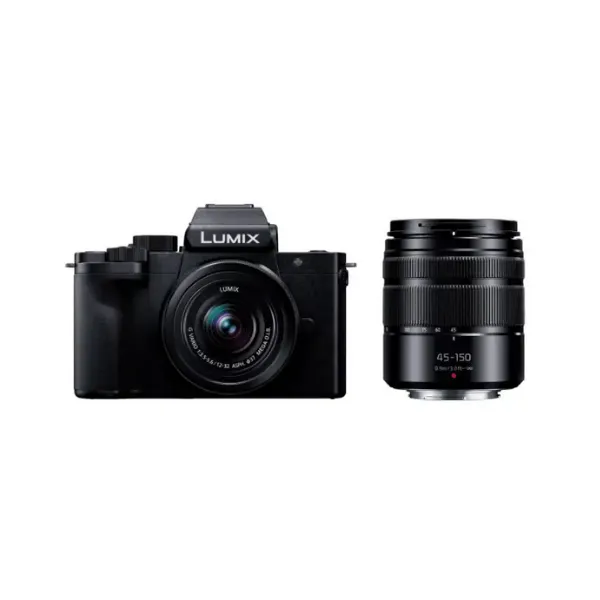 パナソニック LUMIX G100D Wキット ミラーレス一眼カメラ ブラック DC-G100DW-K